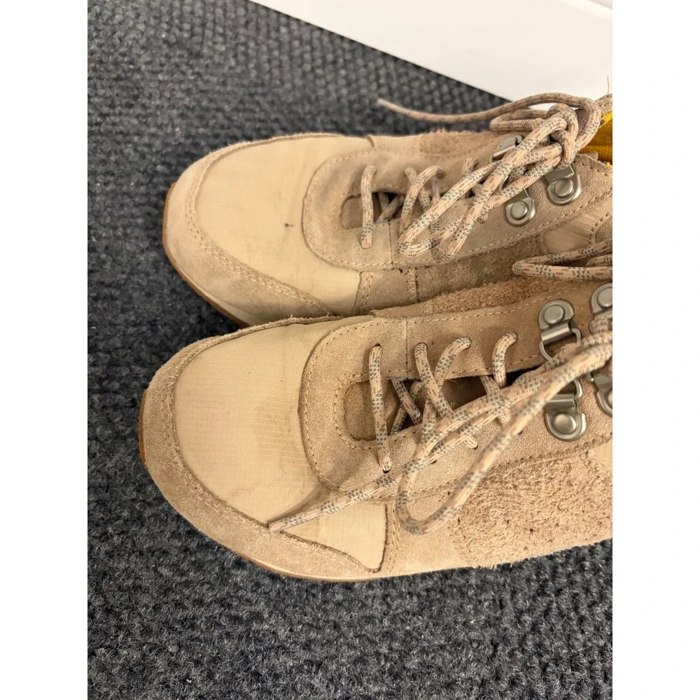 Teva Highline Suede Mid Top Hiking Sneakers Tan Yellow 1103242 Mens 7.5